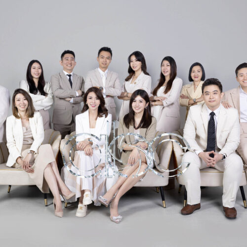 Professional team photograph for corporate services.