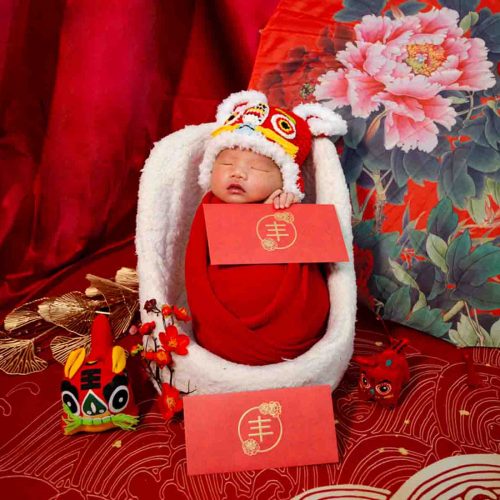 chinese newborn baby photography