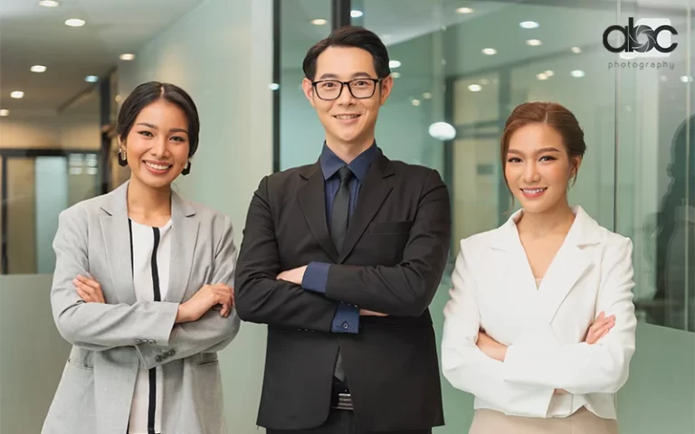 Businessmen/ Women Posing for a Professional Photoshoot