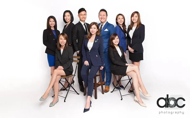 professional corporate group photo