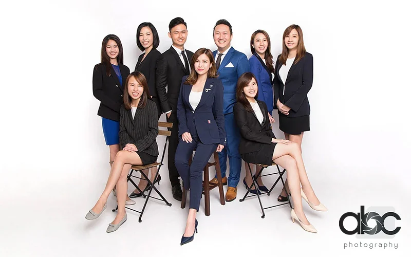 professional corporate group photo