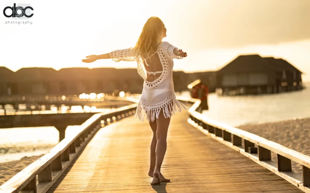 Woman outdoor Birthday photoshoot in singapore