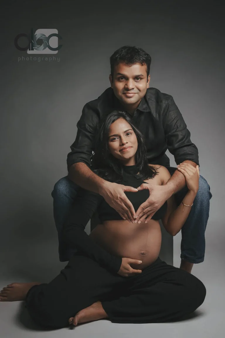 Couple maternity studio photoshoot Singapore