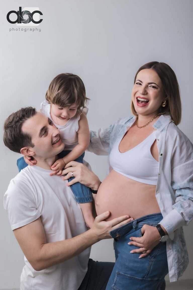 Couple with toddler maternity photoshoot Singapore