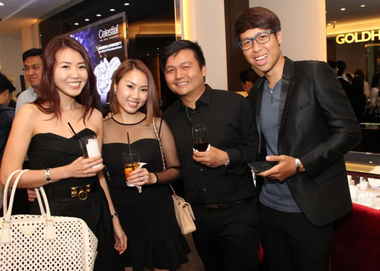 Guests at retail launch event