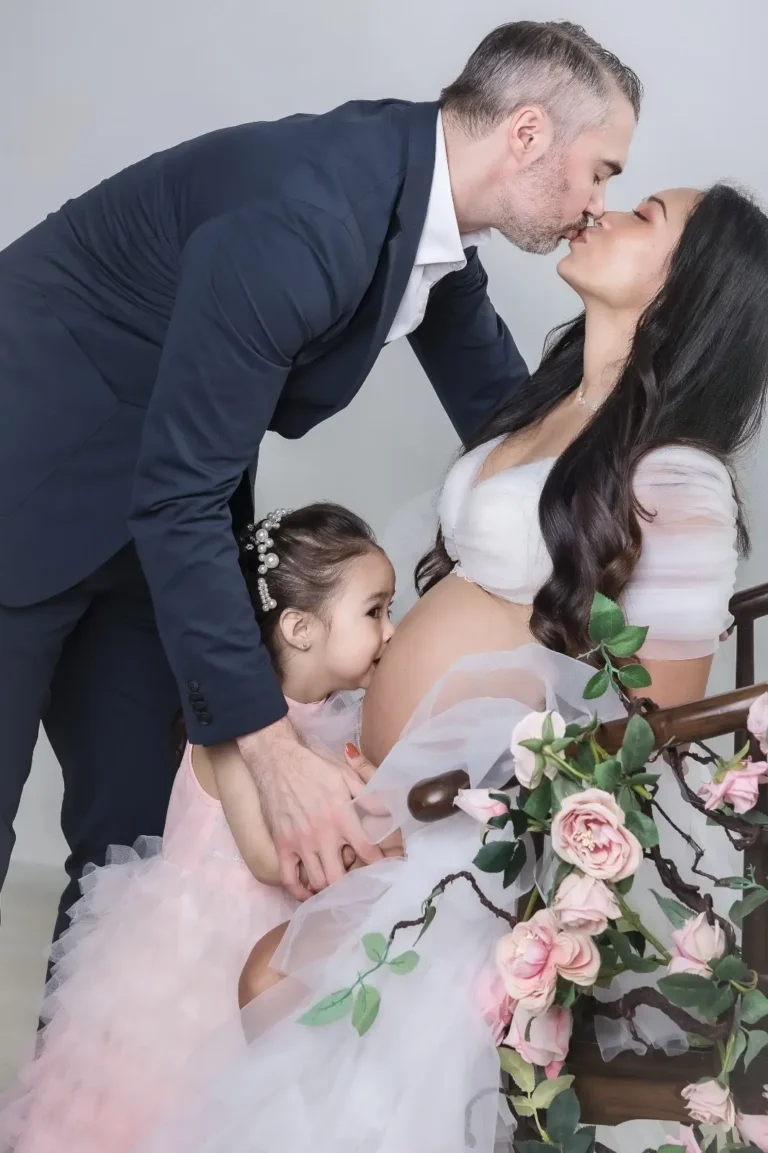 Couple and daughter maternity photoshoot Singapore